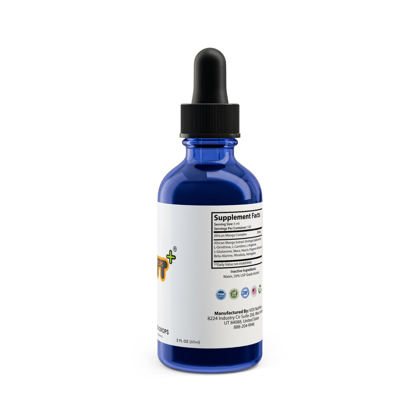 African Mango Drops Supplement (60ml, 2fl.oz)