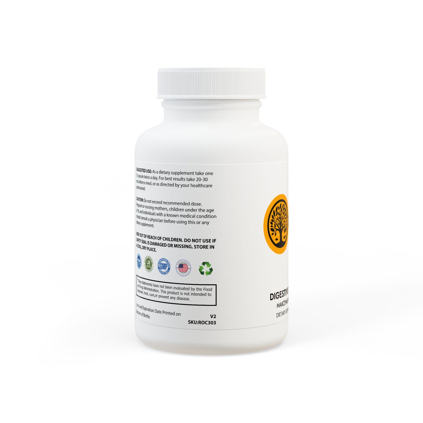 Digestive Enzyme Blend Supplement (60 Capsules)